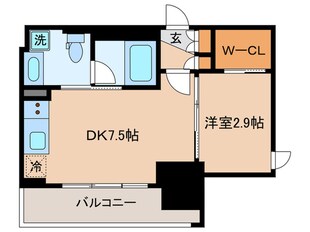 クレヴィアリグゼ文京後楽園の物件間取画像